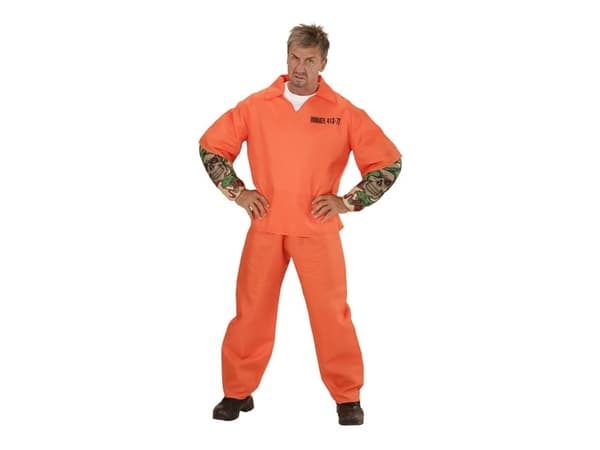 Dräkt med tatuerad fånge