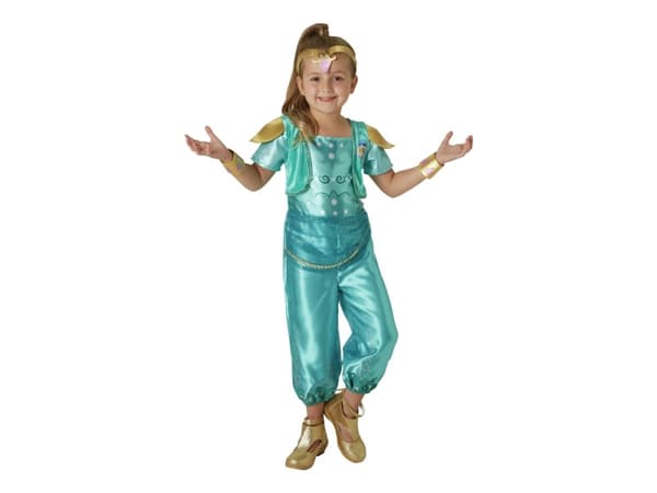 Rubie''s IT630717-TODD, Maskeraddräkt, Barn, Flicka, Saga, Shimmer och Shine, Turkos