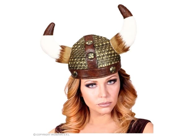 Viking hjelm skinnlook