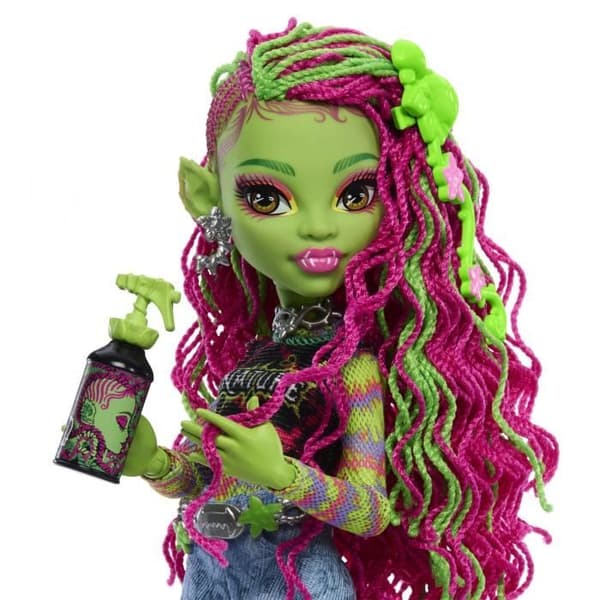 Monster High-Venus McFlytrap-Docka med Chewlian och tillbehör HRP81