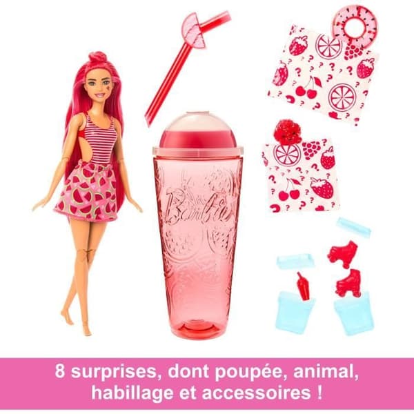 Barbie®-Pop Reveal Fruit Series-Doll Watermelon Cocktail Doft HNW43