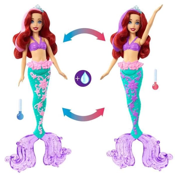 Disney Princess - Ariel Fantastiska Hår - Dockor - 3 År Och Uppåt