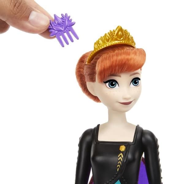 Spin &amp; Reveal Frozen-Anna- Mattel Disney Surprise Doll HXD27