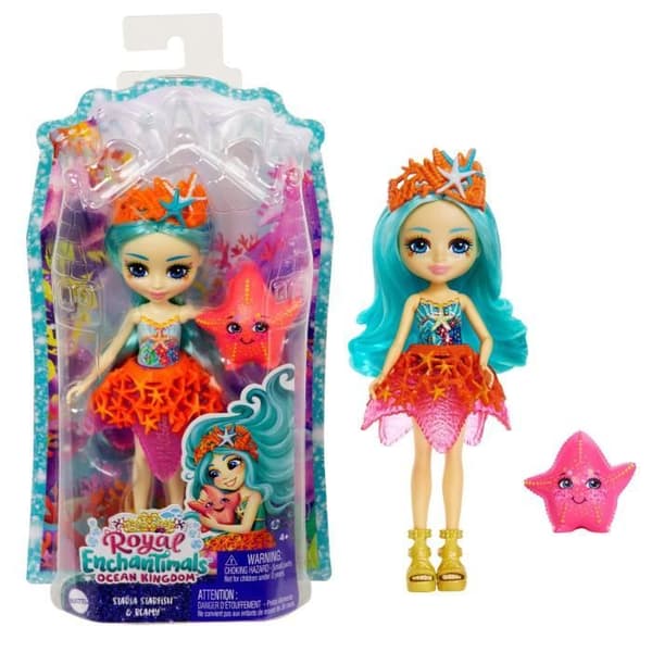 Enchantimals - Starla Starfish and Beamy - Docka