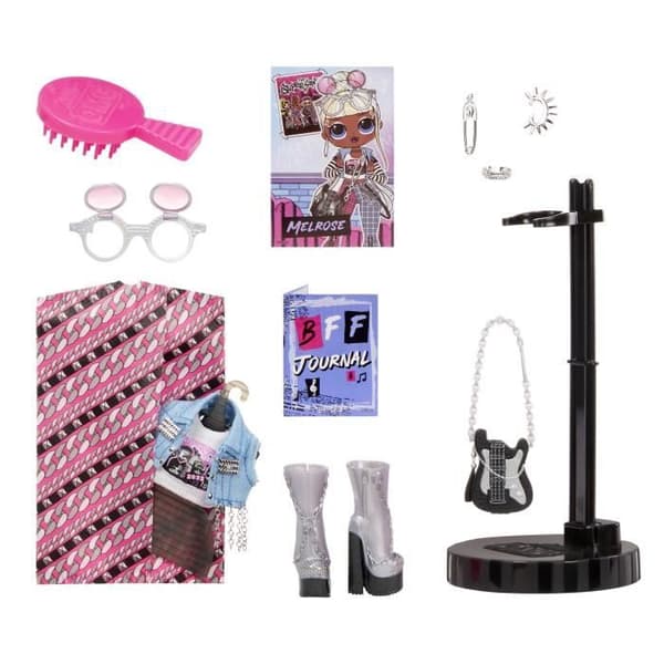 LOL. OMG Surprise - Series 6 - Modedocka - Melrose - Innehåller 1 modedocka, outfits, accessoarer och 1 bas