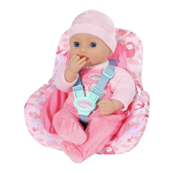 Bilbarnstol för docka - ZAPF - Baby Annabell Active - Flerfärgad - Fantasifull lek - 3 år