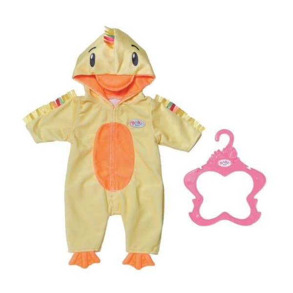 "Nattgunga - ZAPF CREATION - BABY BORN - Bekväm och mjuk - Gul - Unisex"