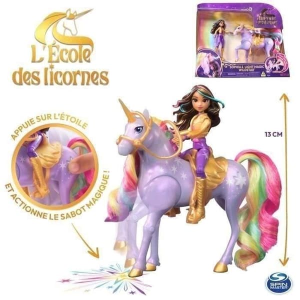 SPIN MASTER SOPHIA OCH WILDSTAR MAGIC LIGHT Unicorn Academy