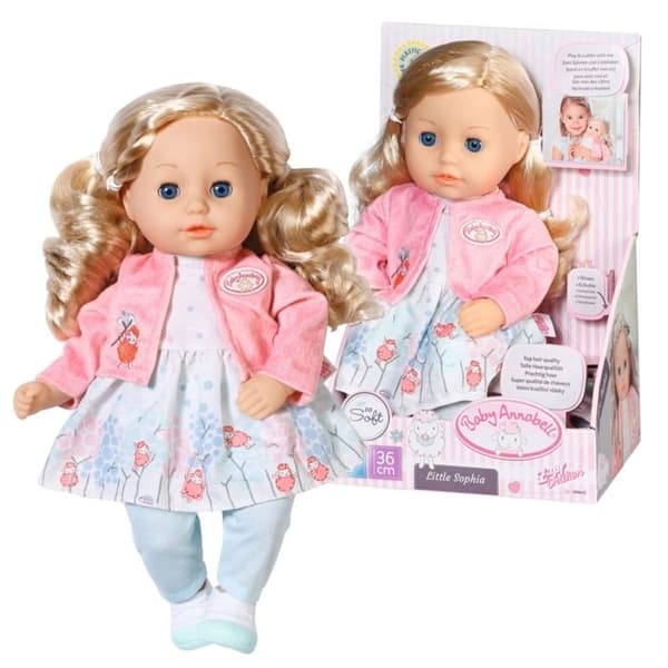 Docka Baby Annabell Little Sophia - ZAPF CREATION - 36 cm - Blont hår - Sovande ögon