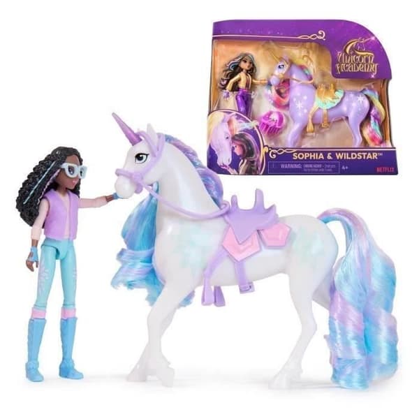 SPIN MASTER UNICORN BOX AND DOLL GLACIER OCH LAYLA Unicorn Academy