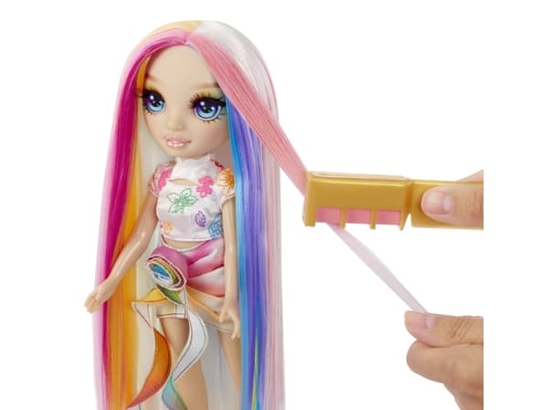 Rainbow High Hair Chalk & Style Doll- Amaya (Rainbow), Fashion doll, Female, 4 yr(s), Boy/Girl, 280 mm, Multicolour