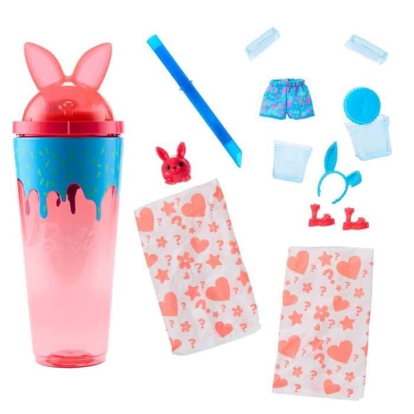 Barbie-Pop Reveal-Docka Kanin och Tillbehör Serie Shakes - 3 år+- JCN87