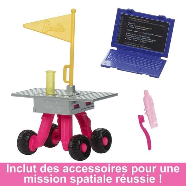 Coffret Barbie Astronaut - Mattel - 65-årsjubileum - 10 tillbehör - Flerfärgad - Från 3 år och uppåt