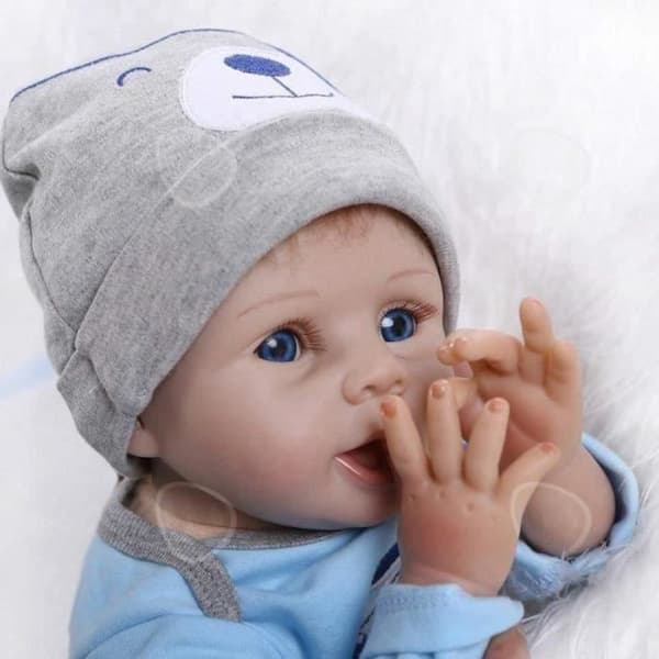 C® 22 tum 55 cm Reborn Baby Doll Mjuk Silikon Vinyl Naturtrogen Ny Reborn Baby Boy Leksaker Julklapp