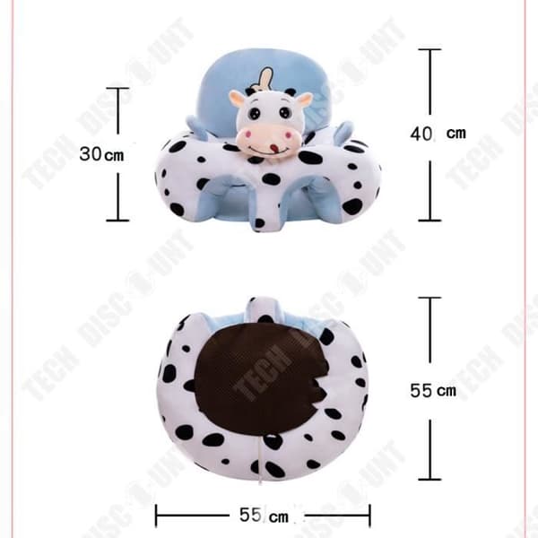 TD® Soffa stol för kreativa barn, mjuk leksak, baby, tecknad stol, portabel inlärningsstol för baby