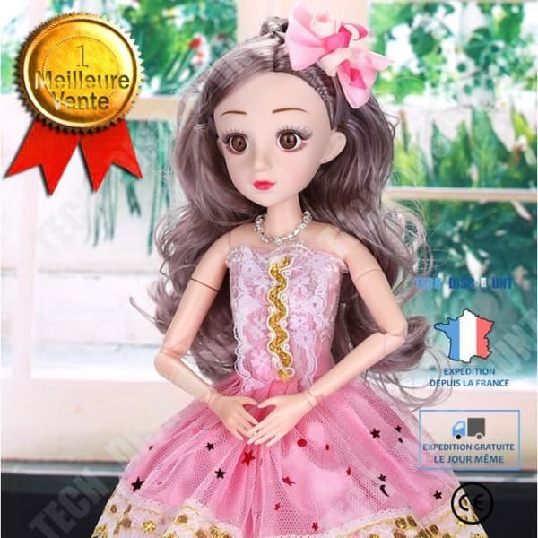 TD® Barbie Presentbox Set Girl Princess Simuleringsleksaker för barn