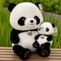 Miniatyrbillede 4 af 5: Sød Kæmpe Panda Udstoppet Legetøjsdukke - Blødt og Sødt Plys Legetøj - 40cm