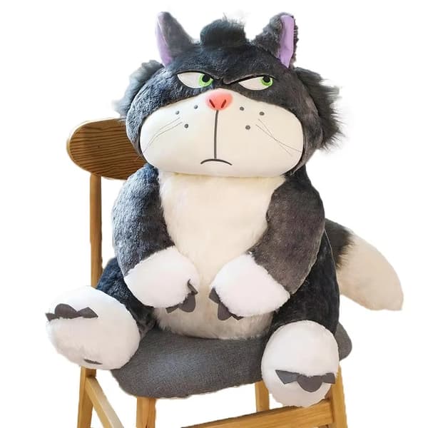 Lucifer Cat Soft Doll – Sjove Tøjdyr & Taske Smykker - 30 cm