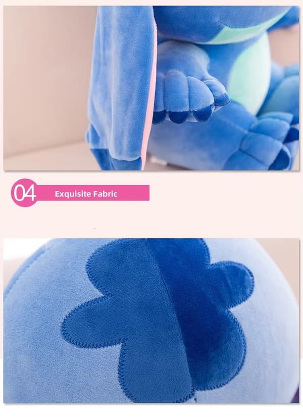Supermjuka Stitch-Gosedjur – Interstellära Babymjukisar - Rosa 55 cm