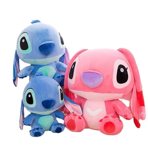 Supermjuka Stitch-Gosedjur – Interstellära Babymjukisar - Rosa 55 cm
