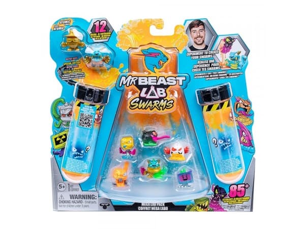 Mr Beast Lab Figures - Mega Lab Swarm 12-pakning