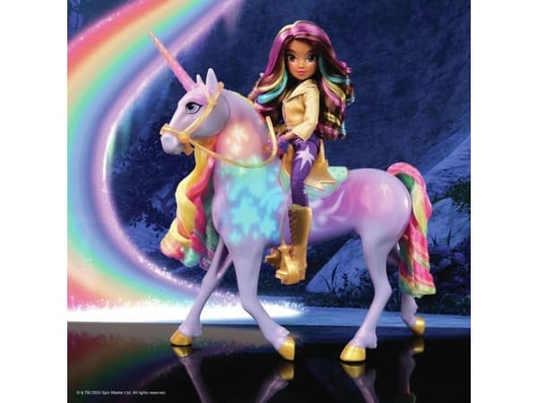 Unicorn Academy Sophia & Rainbow Light-up Wildstar, Modedocka, Flicka, 4 År, Flicka, Låter, Ljuseffekter