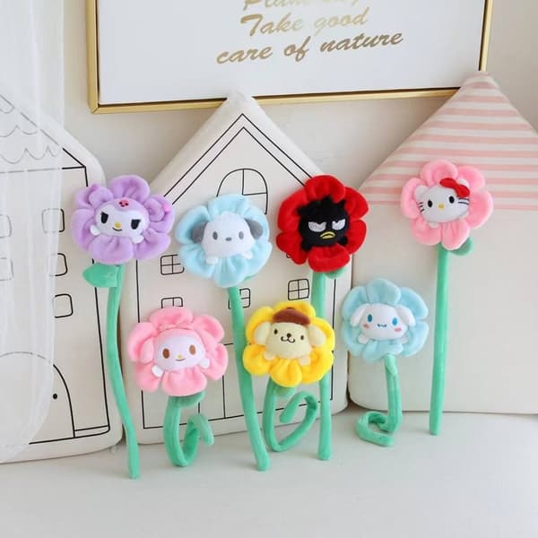 Sanrio Anime Buket Tøjdyr - Badtz-Maru