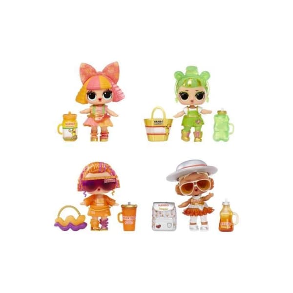 LOL. Surprise Loves Mini Sweets X Haribo PDQ - 7,5 cm docka + tillbehör - Candy dispenser format