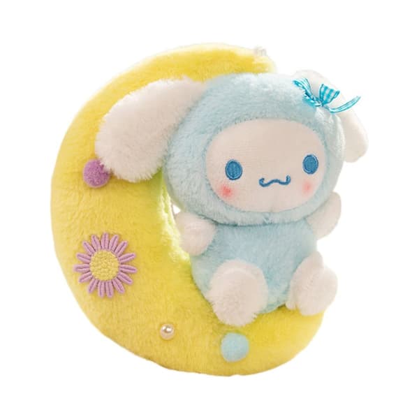 Sanrio Docka – Mjukisdjur & Perfekt Gåva - Cinnamoroll Gul Måne 10 cm