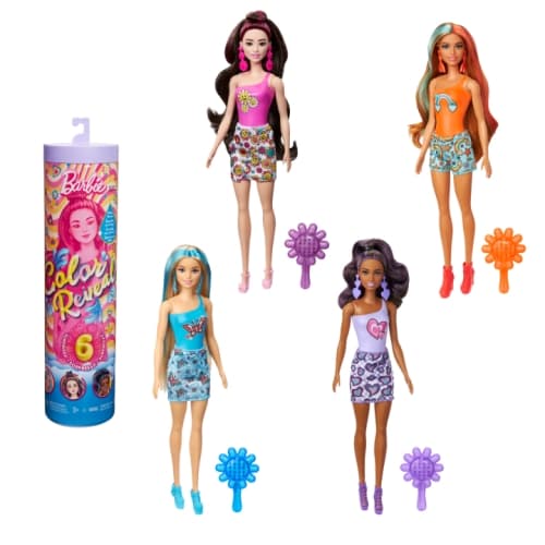 Barbie - Color Reveal Rainbow Groovy Series (HRK06)
