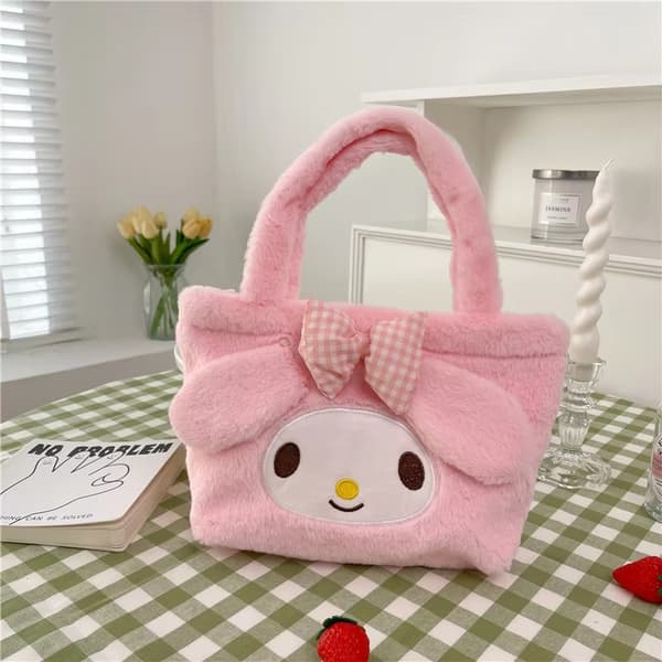 Högkvalitativ Plyschväska – Sanrio-Inspirerad Handväska - My Melody
