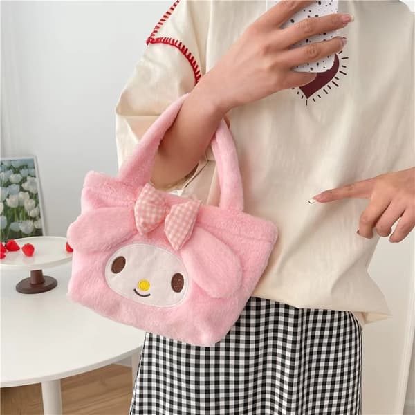 Högkvalitativ Plyschväska – Sanrio-Inspirerad Handväska - My Melody