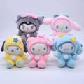 Miniatyrbillede 3 af 5: Sød Sanrio-inspireret blød dukke - Populær tøjdyrsgave til børn - Pompompurin 10cm