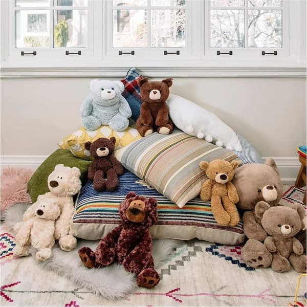 Klassisk Nallebjörn i Mjuk Tröja – Gosedjursbjörn med Kärleksfull Design