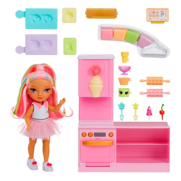 Rainbow High Little Dessert Shop with Kandy playset + doll