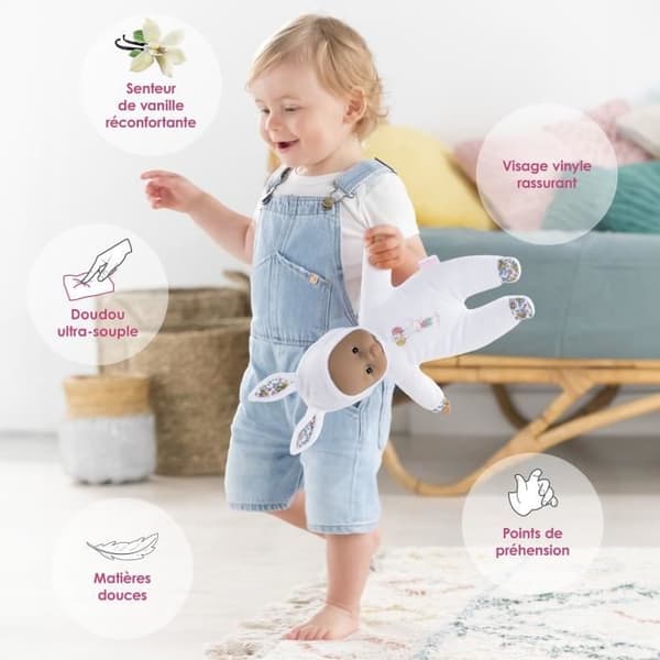 Babydocka - COROLLE - Pti'Coeur White Rabbit - 30 cm - Från 9 månader