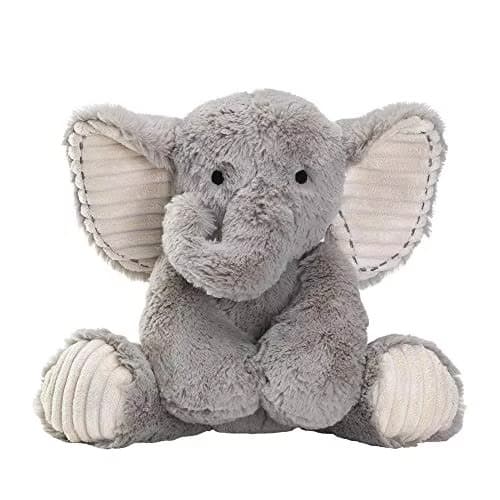 Grå Safari Elefant – Mjuk Unisex Gosedjur för Stresslindring