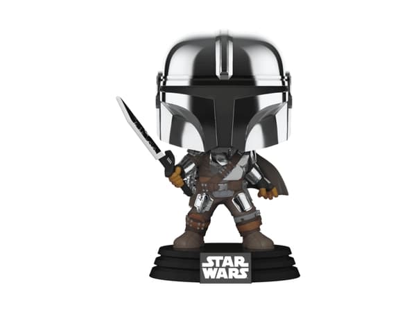 FUNKO POP! The Mandalorian with Dark Saber, Samlefigur, Manga og anime