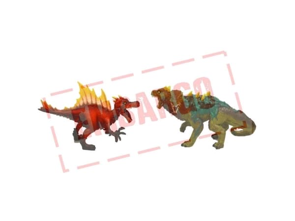 Schleich Fire Saurian vs. Jungle Lizard