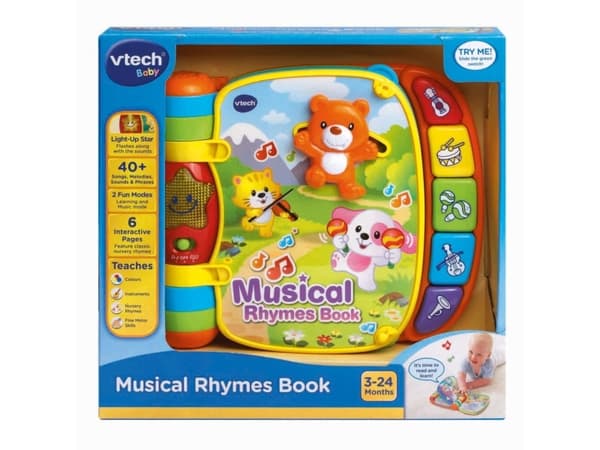 Vtech Baby bok med musikramsor SE
