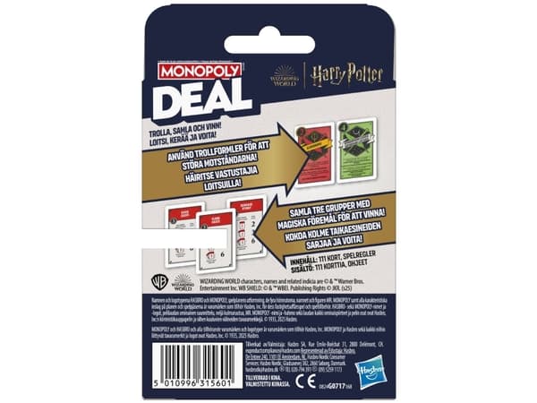 Monopoly Deal Harry Potter SE/FI