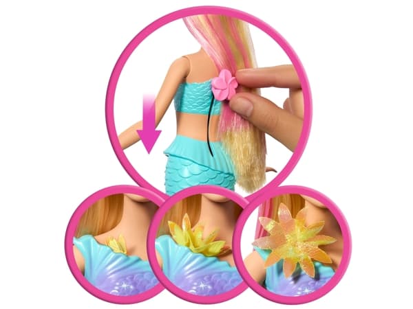 Barbie Blooming Magic White Mermaid Doll