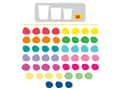 Miniatyrbild 4 av 5: Play-Doh 50 Pack Super Rainbow 1,42 kg