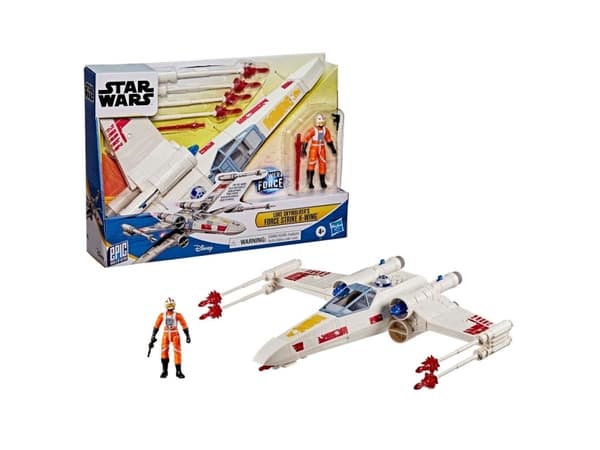Star Wars Strike X Wing & Figure 10 cm