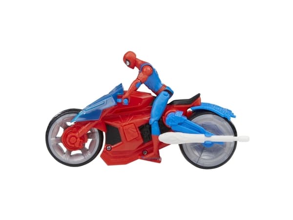 Spider-Man Web Blast Cycle & Figure 10 cm