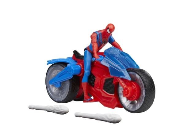 Spider-Man Web Blast Cycle & Figure 10 cm