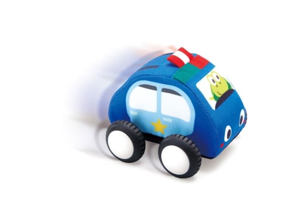 Hape Pull-Back Plush Car Set