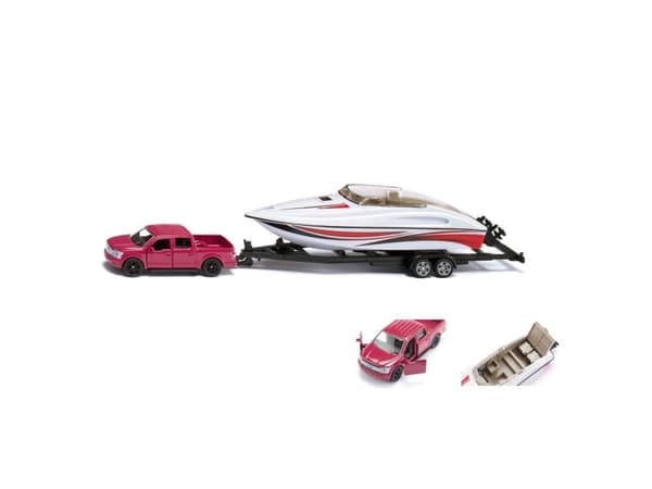 Siku Ford F150 with Motorboat