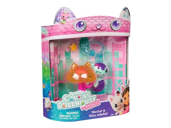 Gabby's Movie 2Pack Figure-Mercat & Cat Jelly Fish