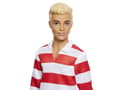 Miniatyrbild 4 av 5: Barbie Fashionista Ken Doll Red & White Stripes